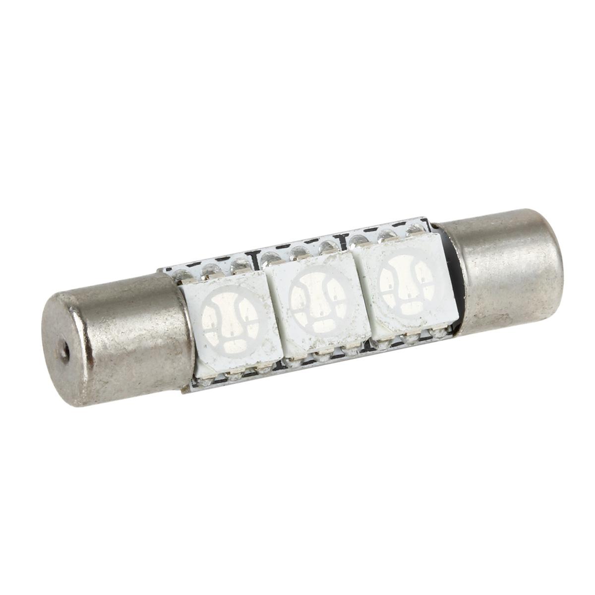 (8) Xenon Blue 3-5050 SMD LED Bulbs For Car Vanity Mirror Lights Sun Visor Lamp eBay