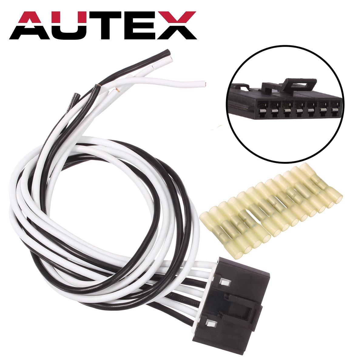 7 Wire Pigtail Blower Motor Resistor Plug Connector For