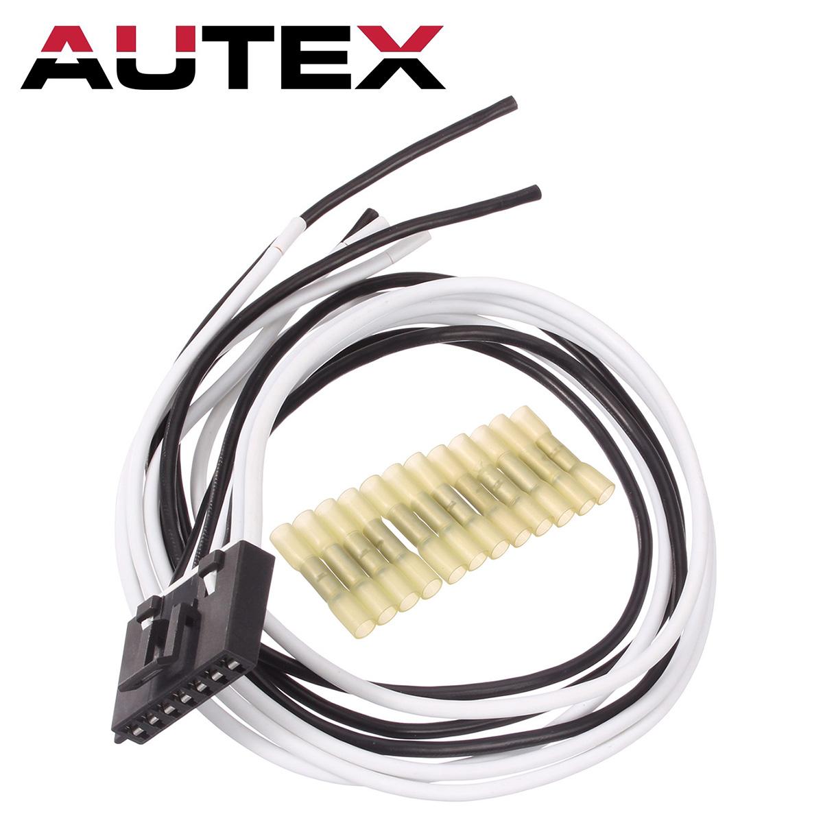 7 Wire Pigtail Blower Motor Resistor Plug Connector For