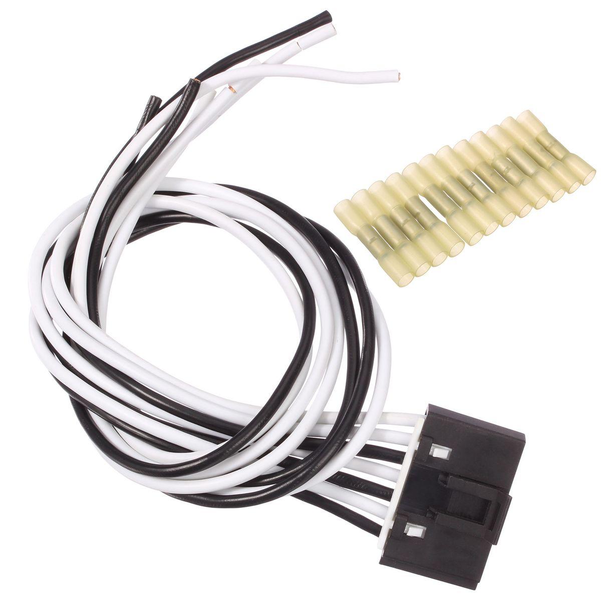 7 Wire Pigtail Blower Motor Resistor Plug Connector For