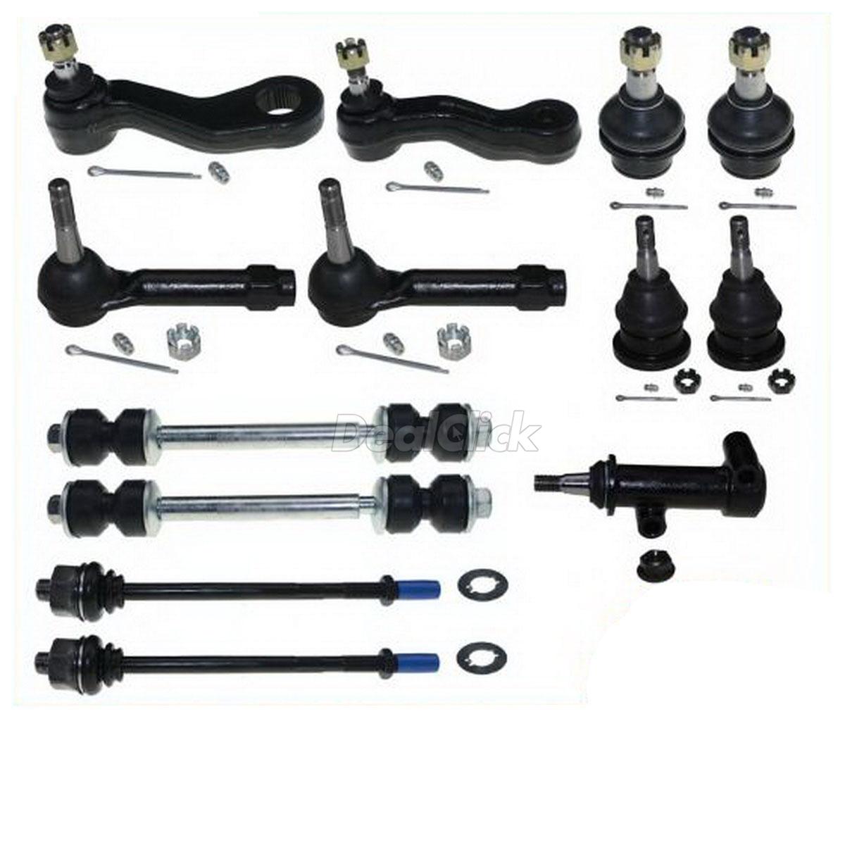 13 Pcs Front Ball Joint Tie Rod End Set for 19992006 GMC Sierra 1500