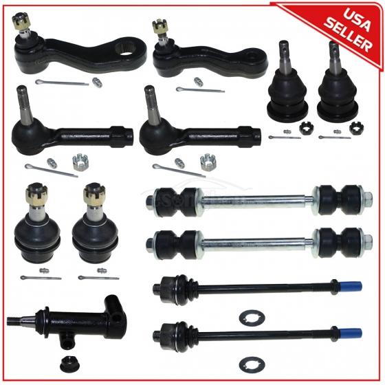 13 Pcs Front Ball Joint Tie Rod End Kit For 1999 2006
