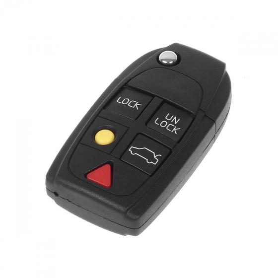Flip Key Fob Shell Remote Case 7 Buttons For 97 05 Volvo
