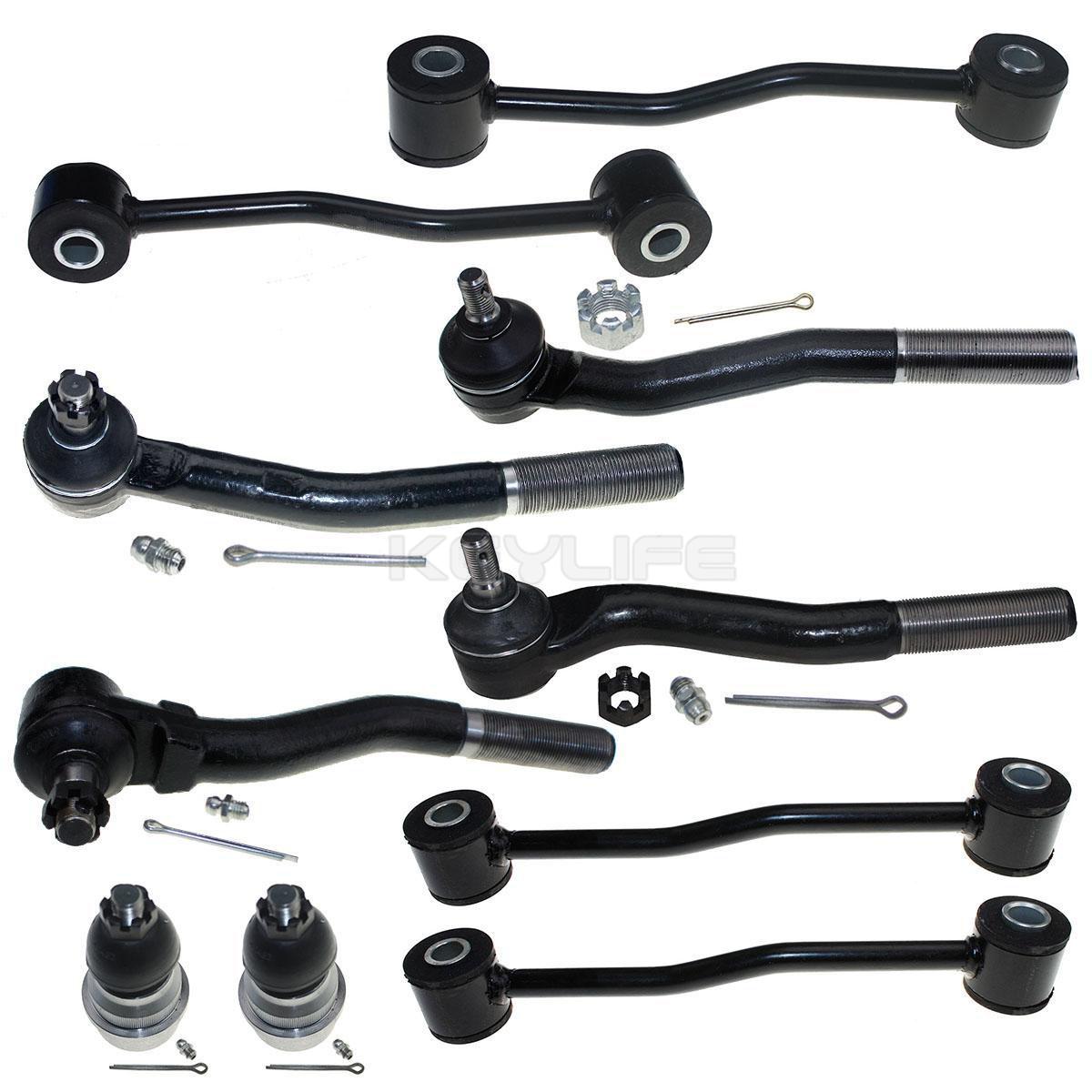 10 DLZ Suspension & Steering Tie Rod Ends Kit for 19992004 Jeep Grand