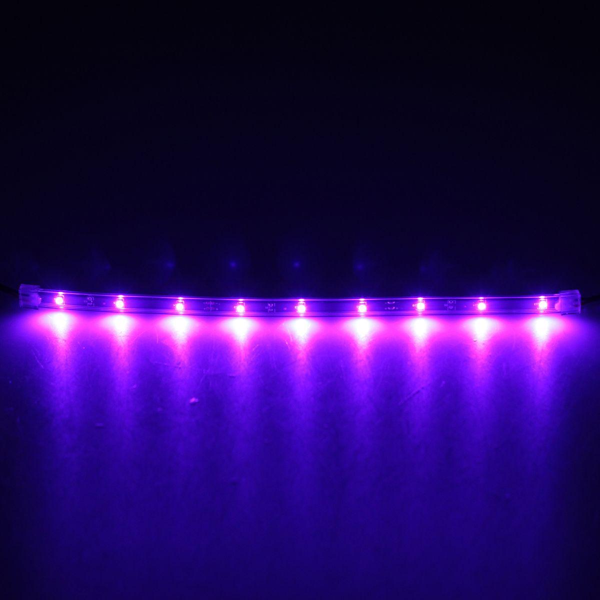 Purple Led Interior Lights Glow Lighting Strips Flexible All Accessories Include Ebay 