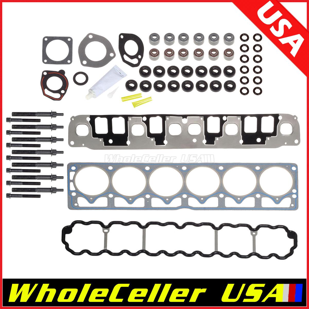 For 9903 Jeep Grand Wrangler 4.0L Cylinder Head Gasket Bolts kit OE
