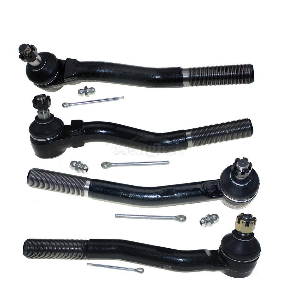 4PCS Left Right Tie Rod End for 19992004 Jeep Grand Cherokee 1 Year