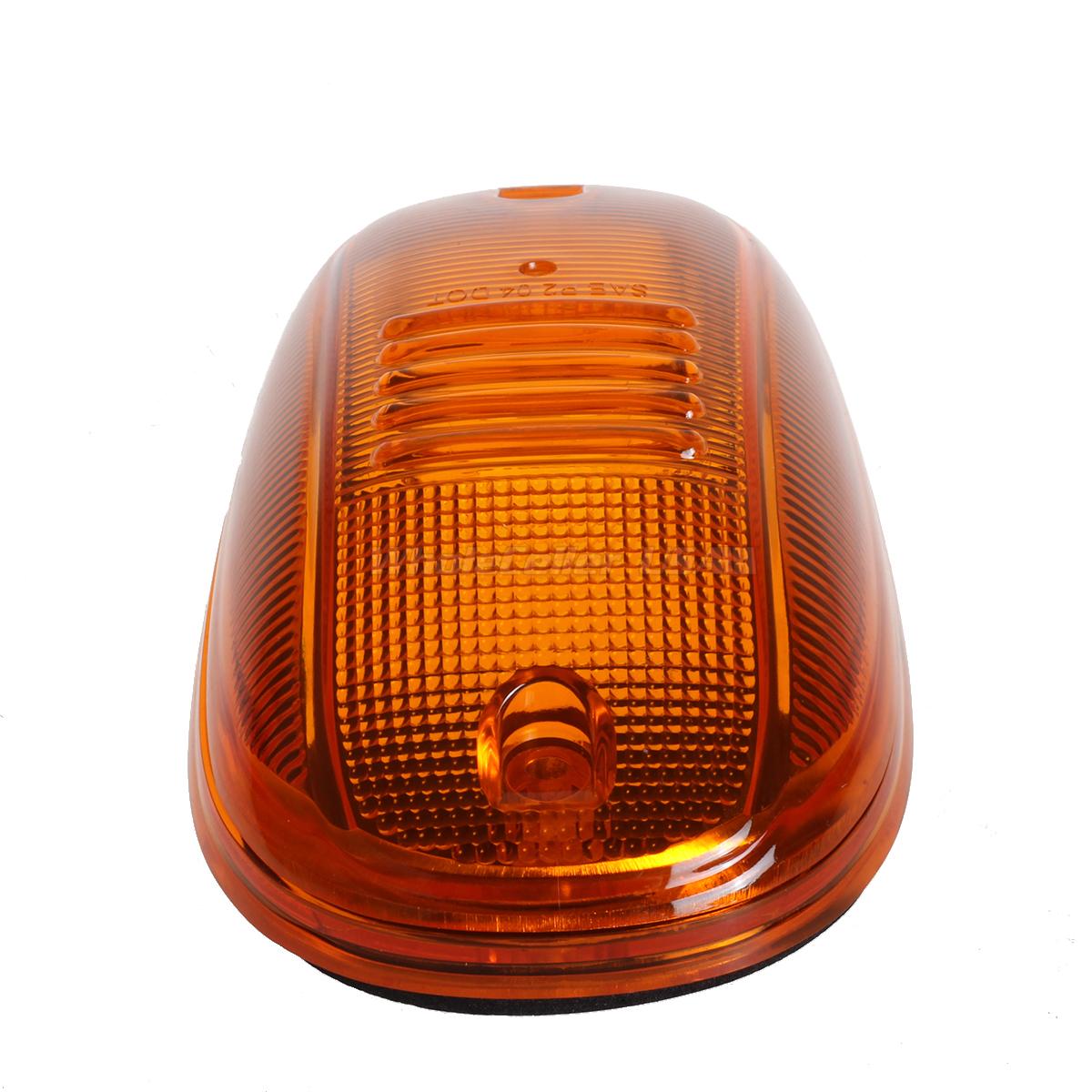 (5) White LED 5050 168 Amber 264146AM Roof Cab Marker Lights for 0316