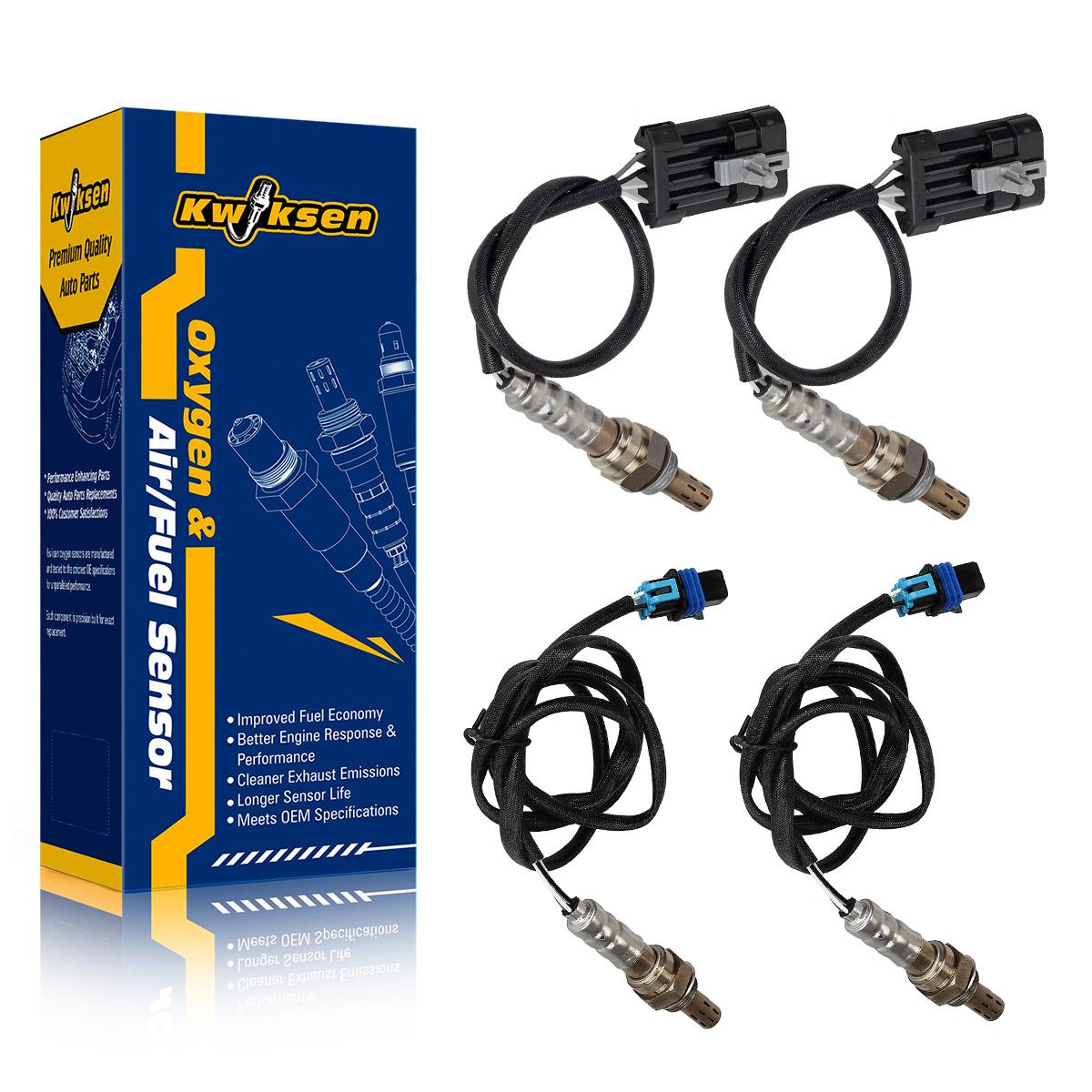 4x Oxygen Sensor Upper Amp Under For 99 02 Chevrolet
