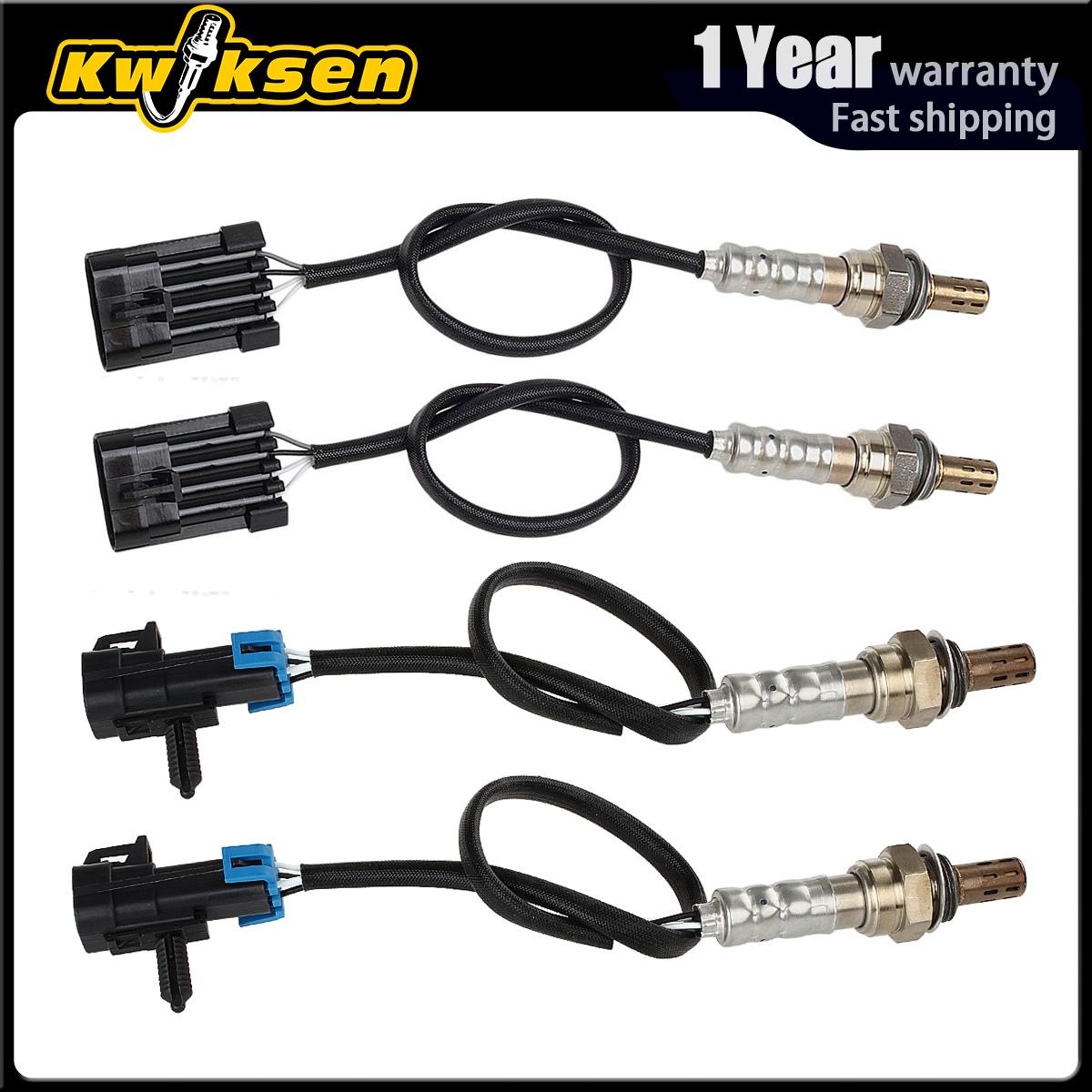 4x oxygen sensor upper under for 99 02 chevrolet 2004 silverado fog light assembly