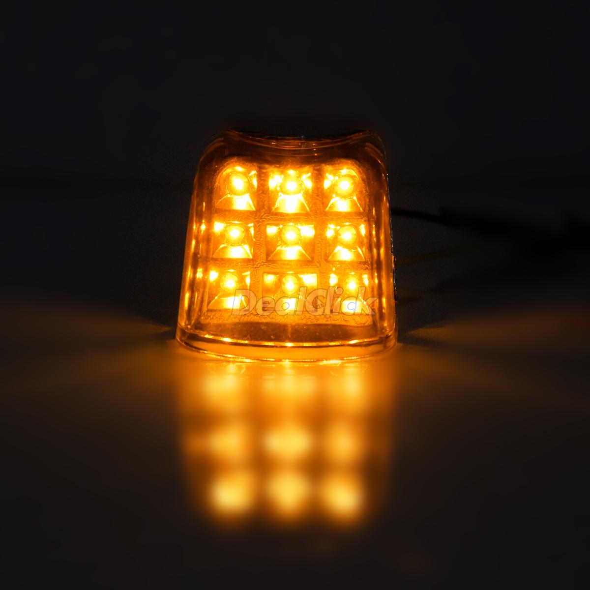 5) Super bright Amber VSL157Y9 LED Cab Roof Running Clearance Light