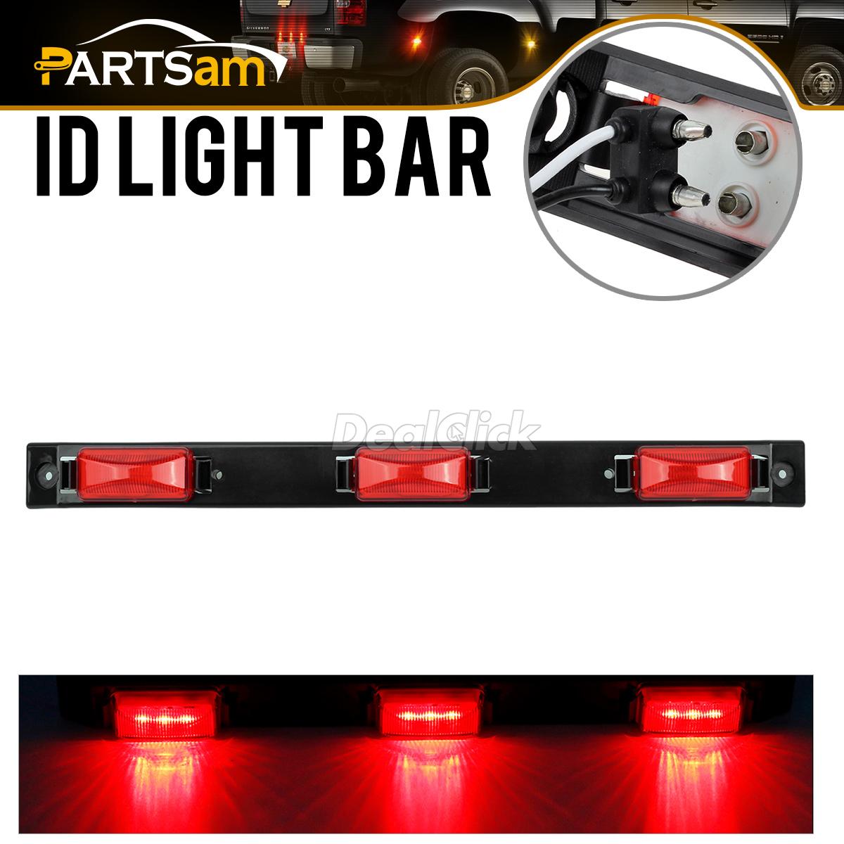 Sealed Led Lights, 3Light Truck 9LEDs, Trailer Identification ID Light