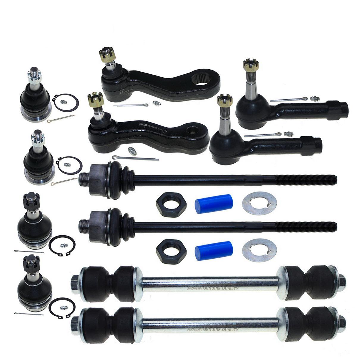 12x Front Tie Rod Ends Kit Suspension Parts For Chevrolet