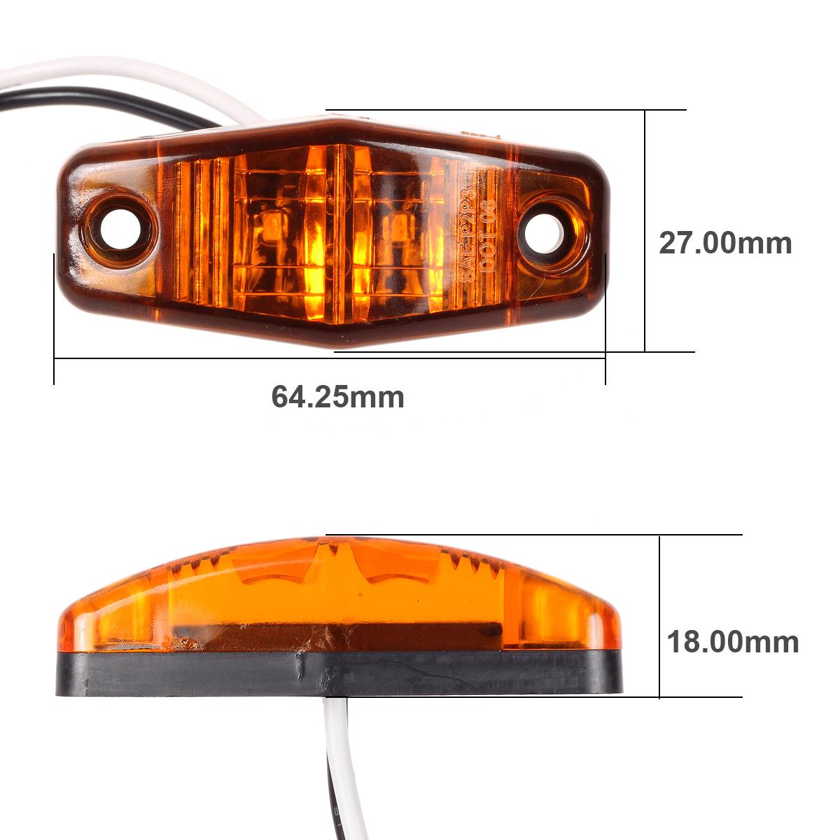 Camper Trailer Boat Light Kit Side Fender Marker Stop Turn
