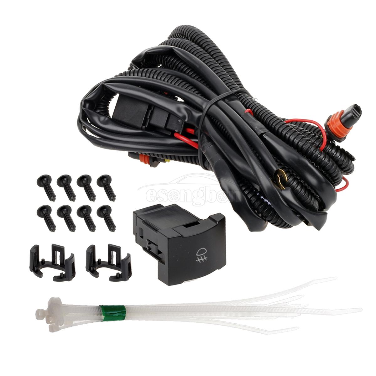 For 20112015 Hyundai Accent Clear Fog Light Lamp Bulbs + Harness