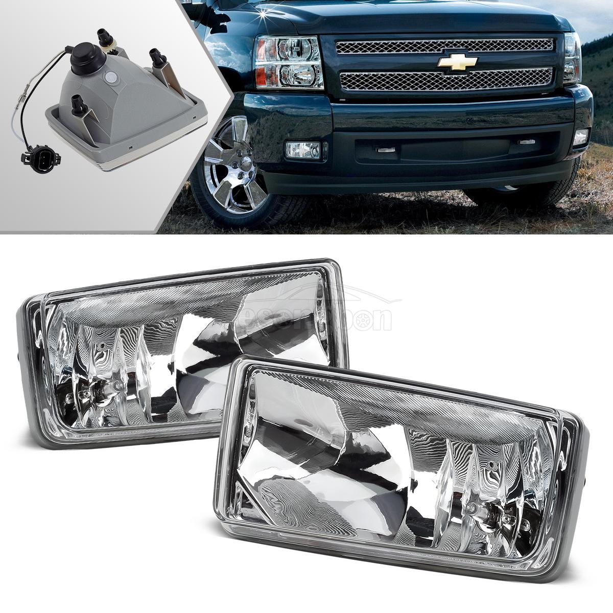 For 20072014 Chevrolet Silverado Front Bumper Fog Lights Replacement