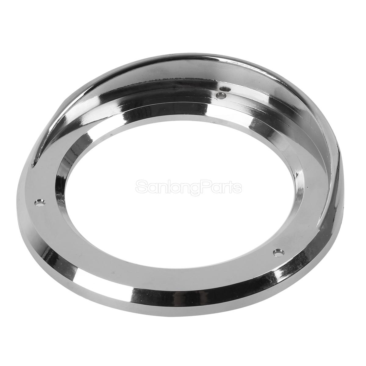 2x4" Round Chrome Bezels Stop Turn Tail Light Covers Lens for Peterbilt Kenworth eBay