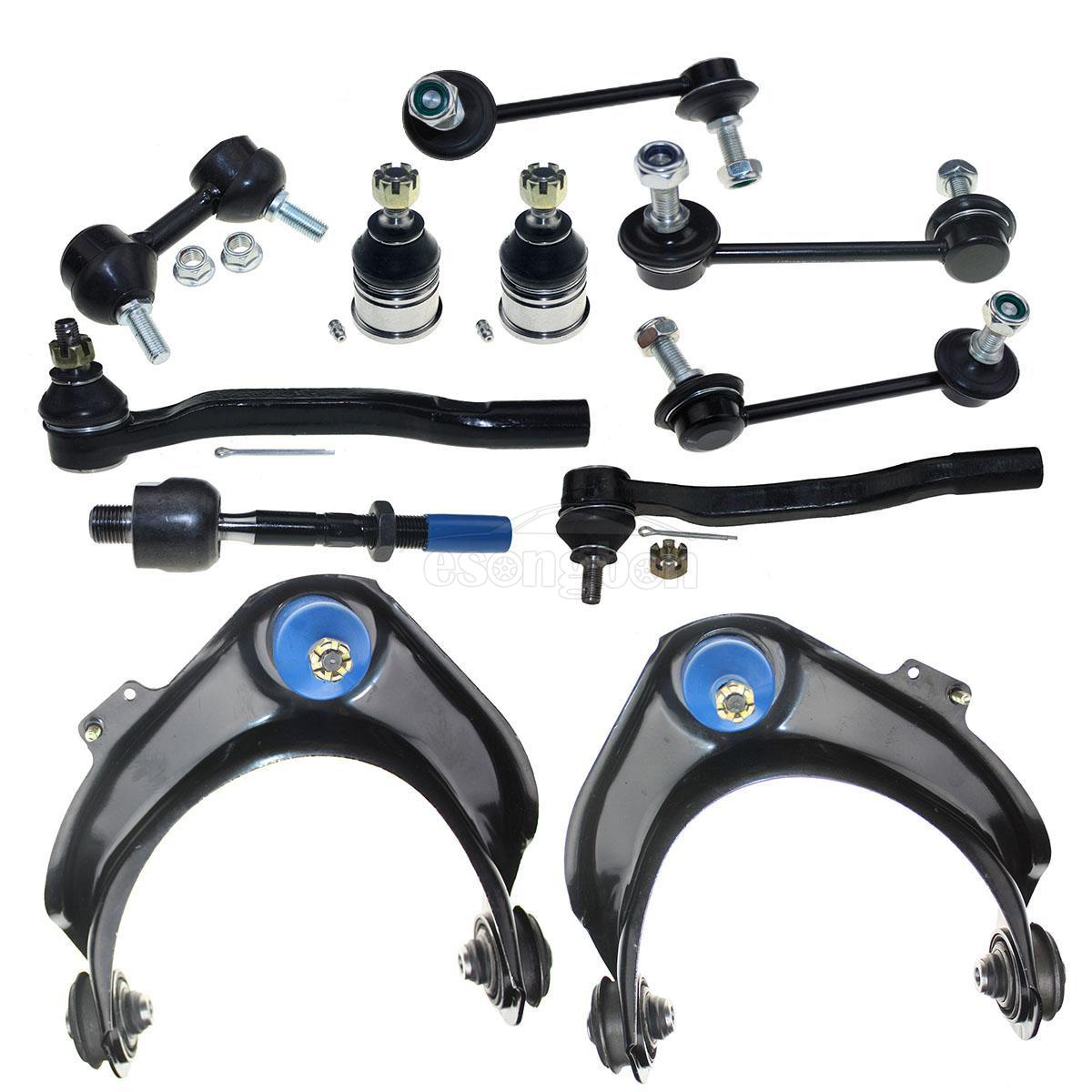 12x Set Suspension For 20012002 Honda Accord New Arms Ball Joints Tie