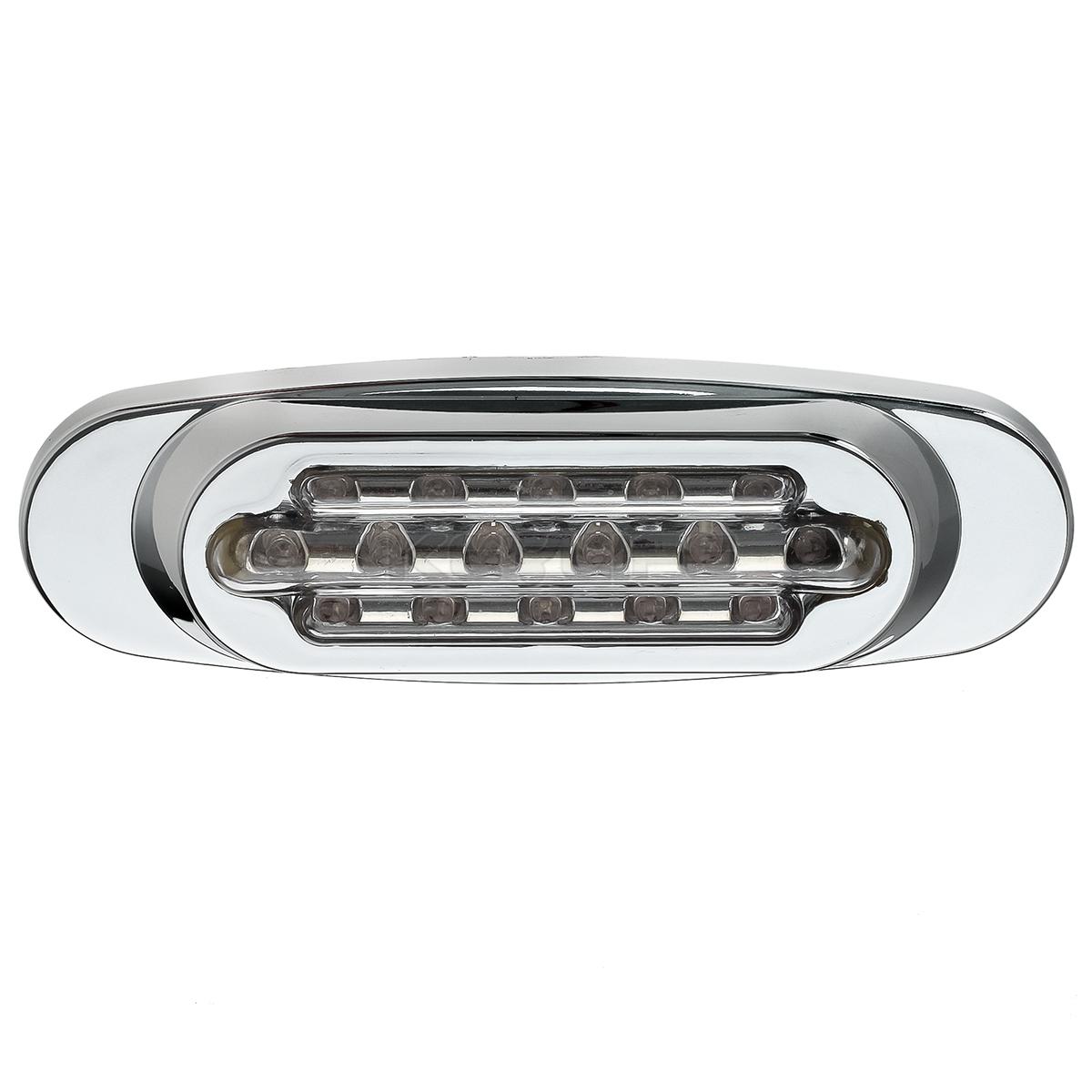 6.5" Blue LED Side Marker Light w 16 LED For Freightliner Century