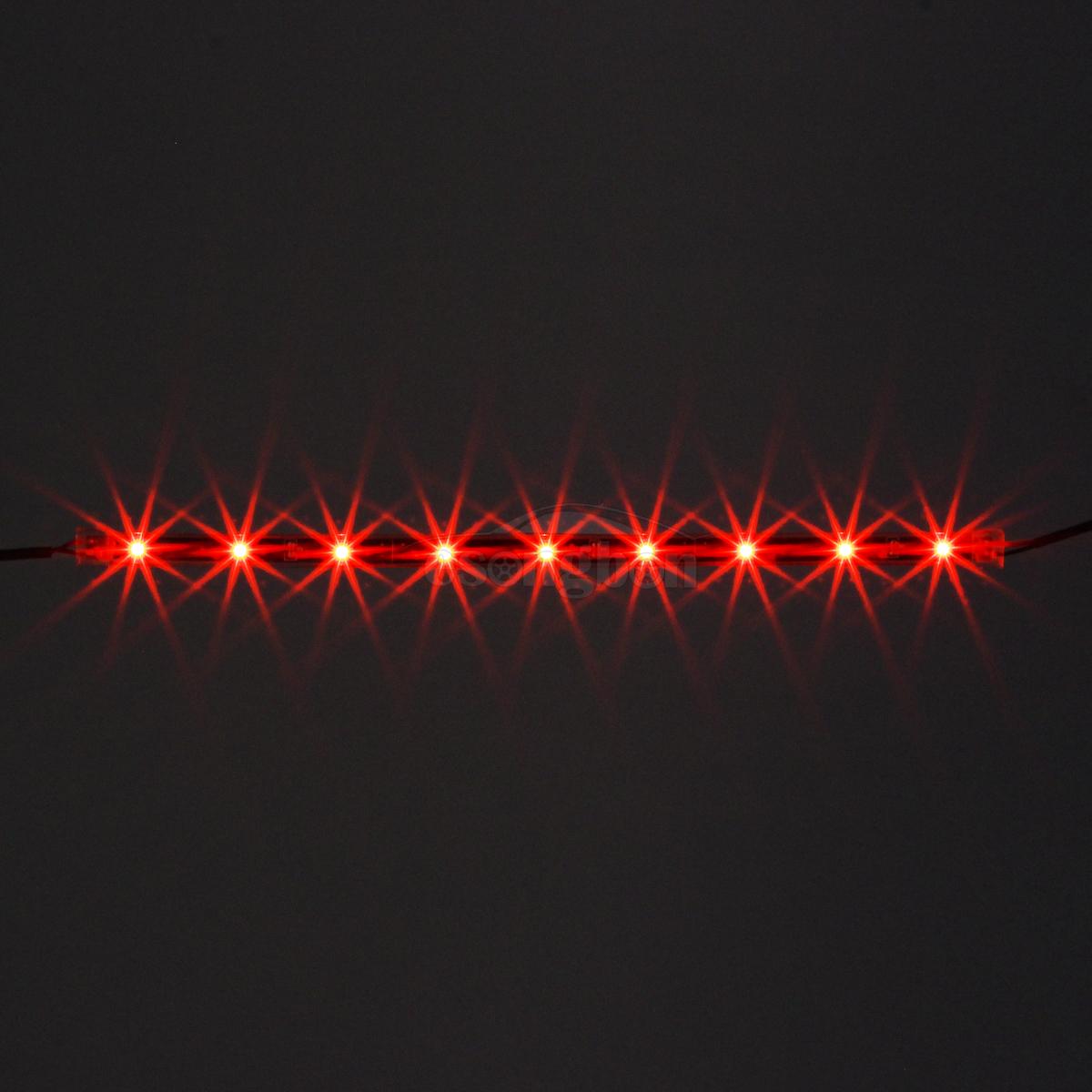 14pc Red Car Truck Underglow Under Body Neon Accent Glow LED Lights 12