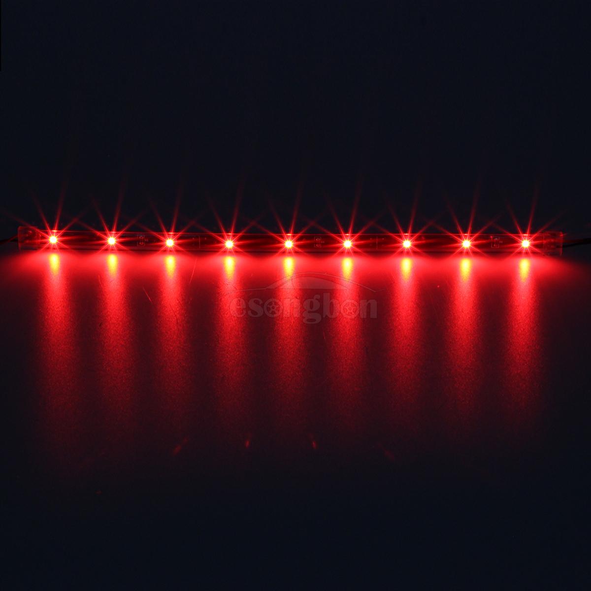 14pc Red Car Truck Underglow Under Body Neon Accent Glow LED Lights 12