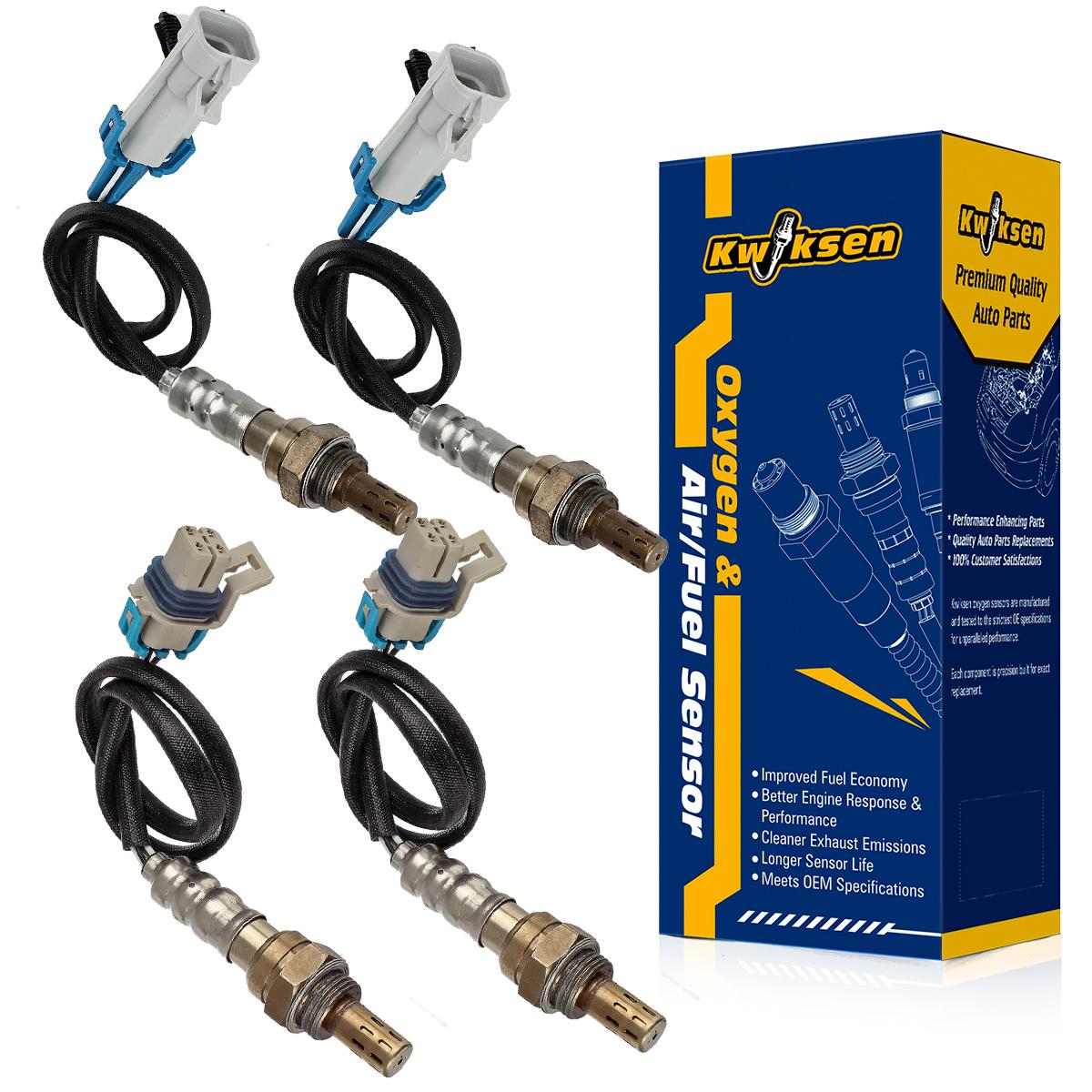 4pc Oxygen O2 Sensor 1 2 For 2008 2012 Chevrolet