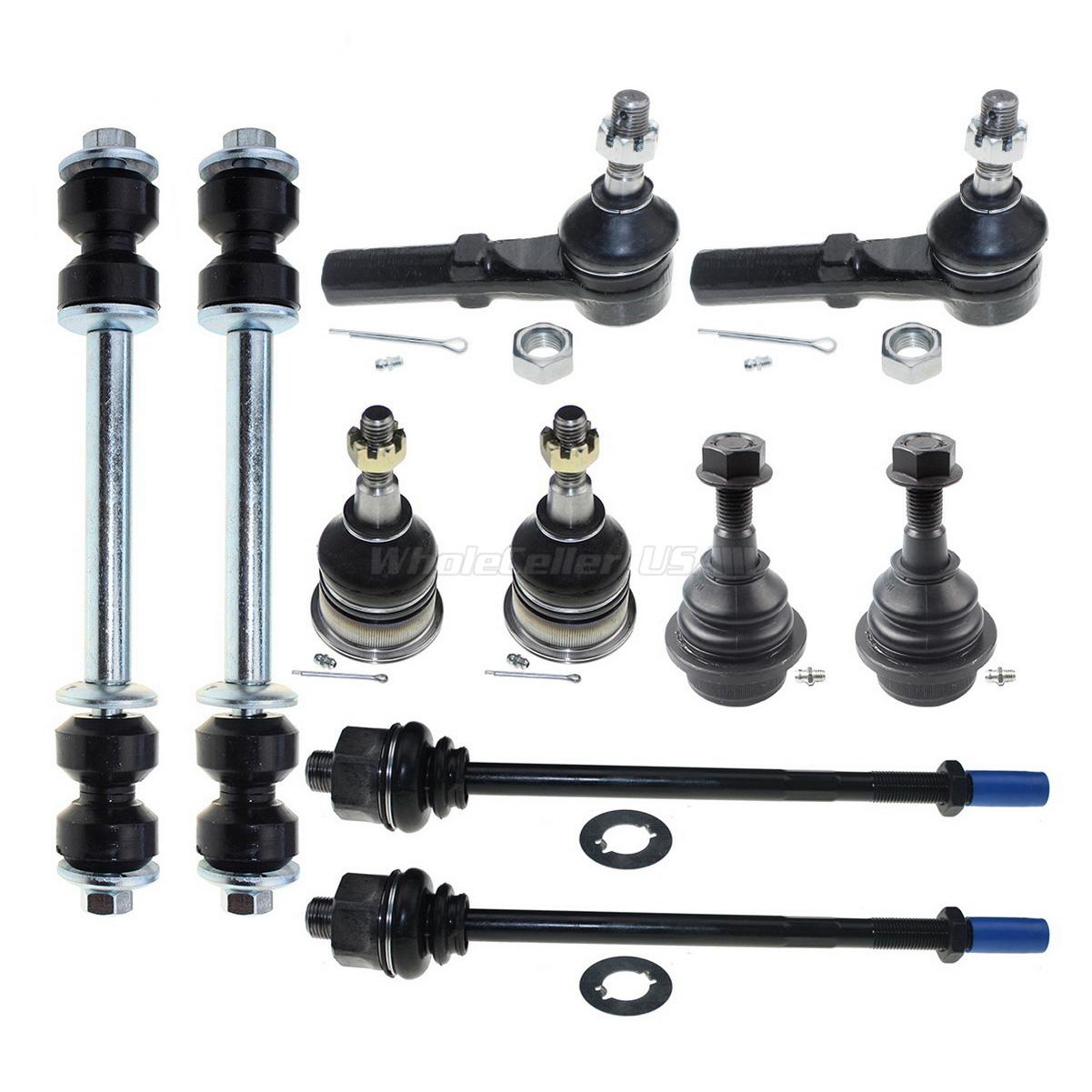 10 Suspension Ball Joint Tie Rod Ends For 2001 2010