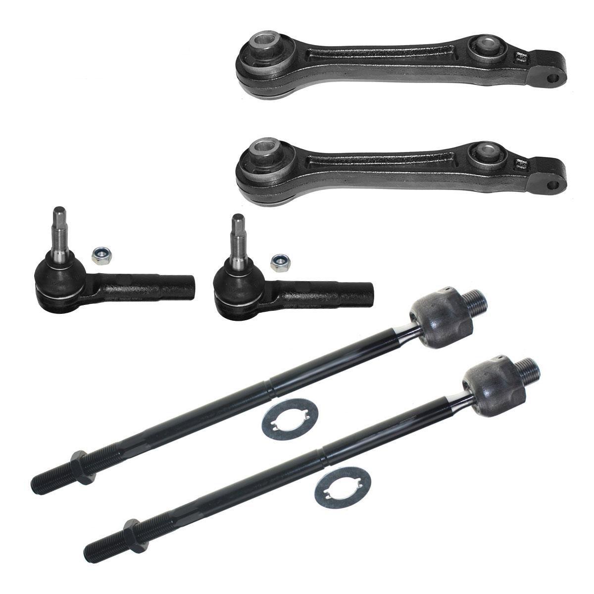 2 Control Arm 2 Inner 2 Outer Tie Rod Ends For 2005 06 07