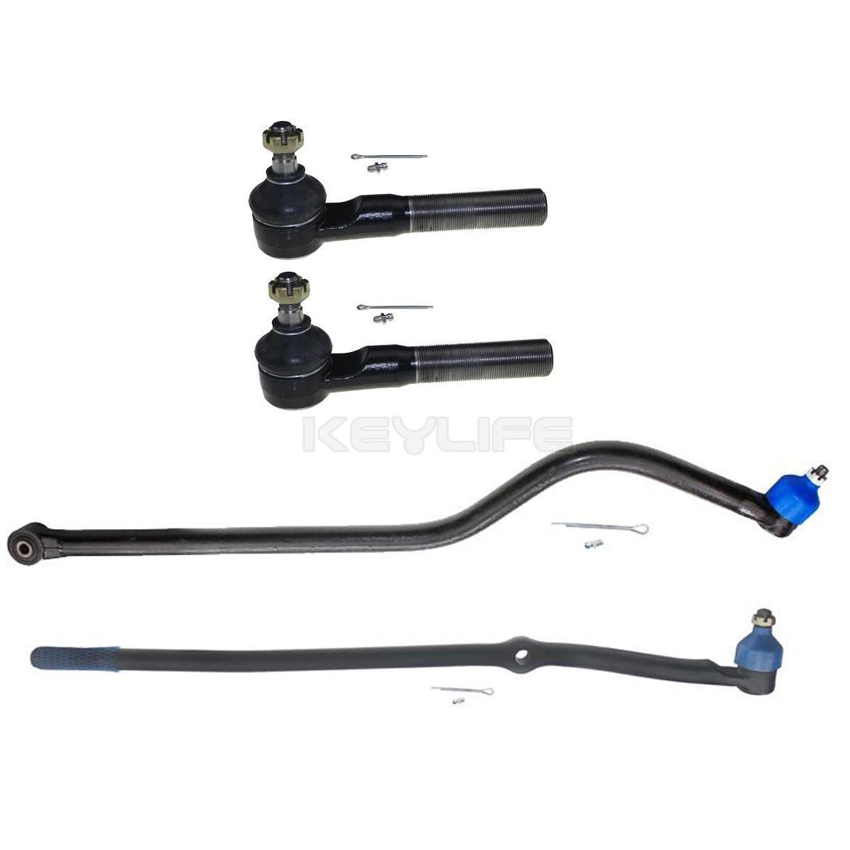 4 New Tie Rod Ends Front Track Bar for 19981999 Dodge Ram 1500 2500 4WD