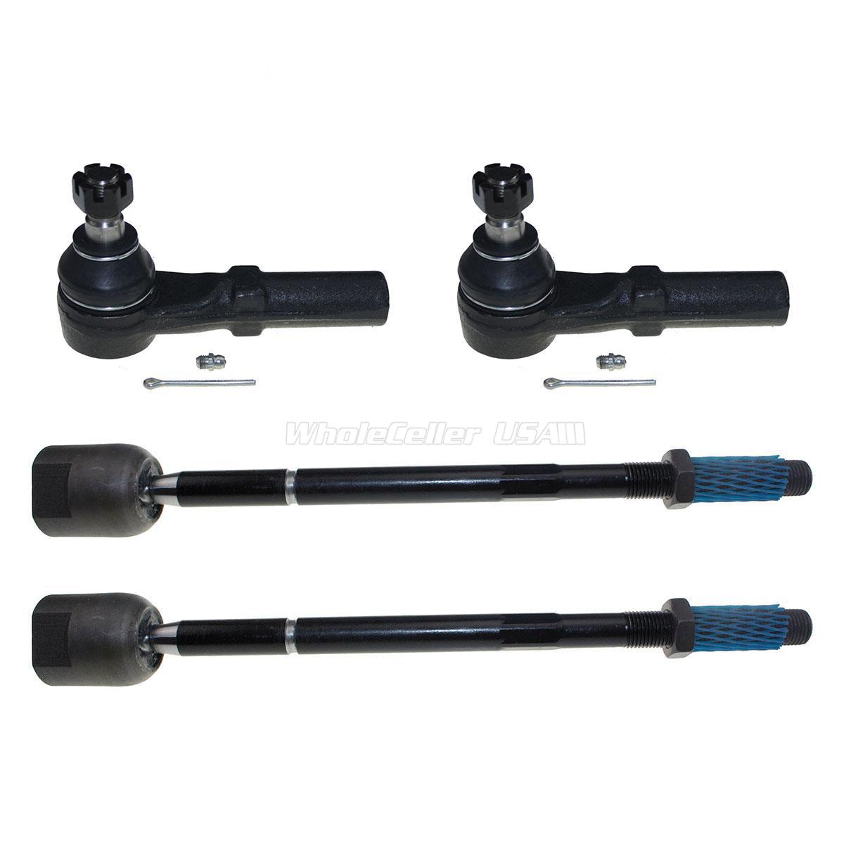 4 Suspension Outer Inner Tie Rod Ends for 19911996 Dodge Dakota 2WD eBay