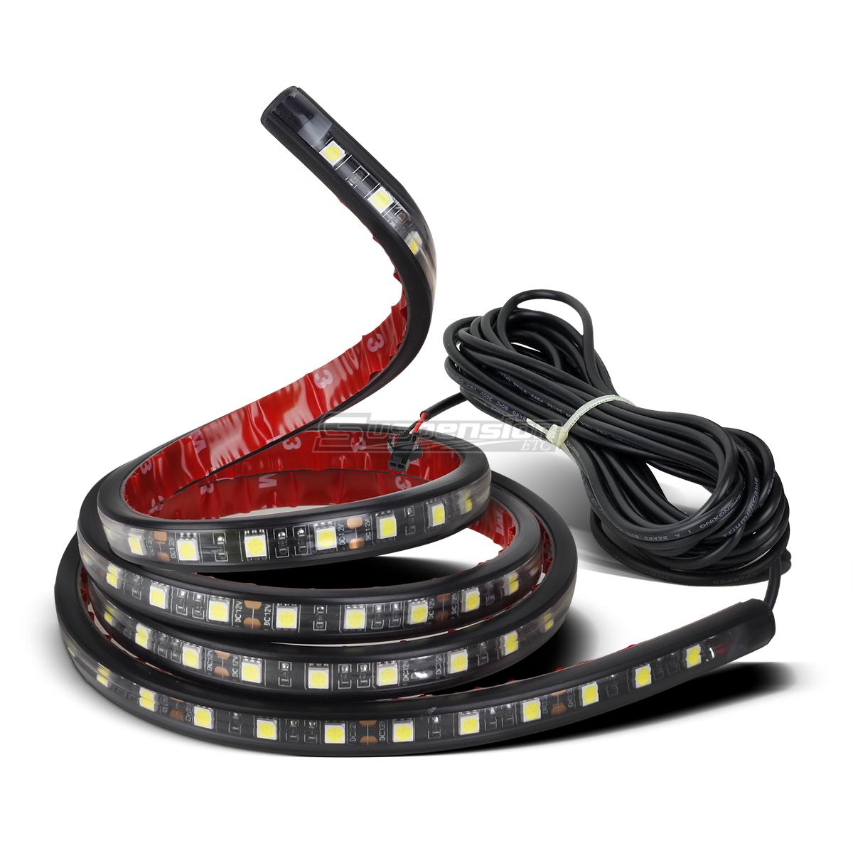 3pcs 60" Waterproof LED Pickup Truck Bed Light Kit White Step Bar Led