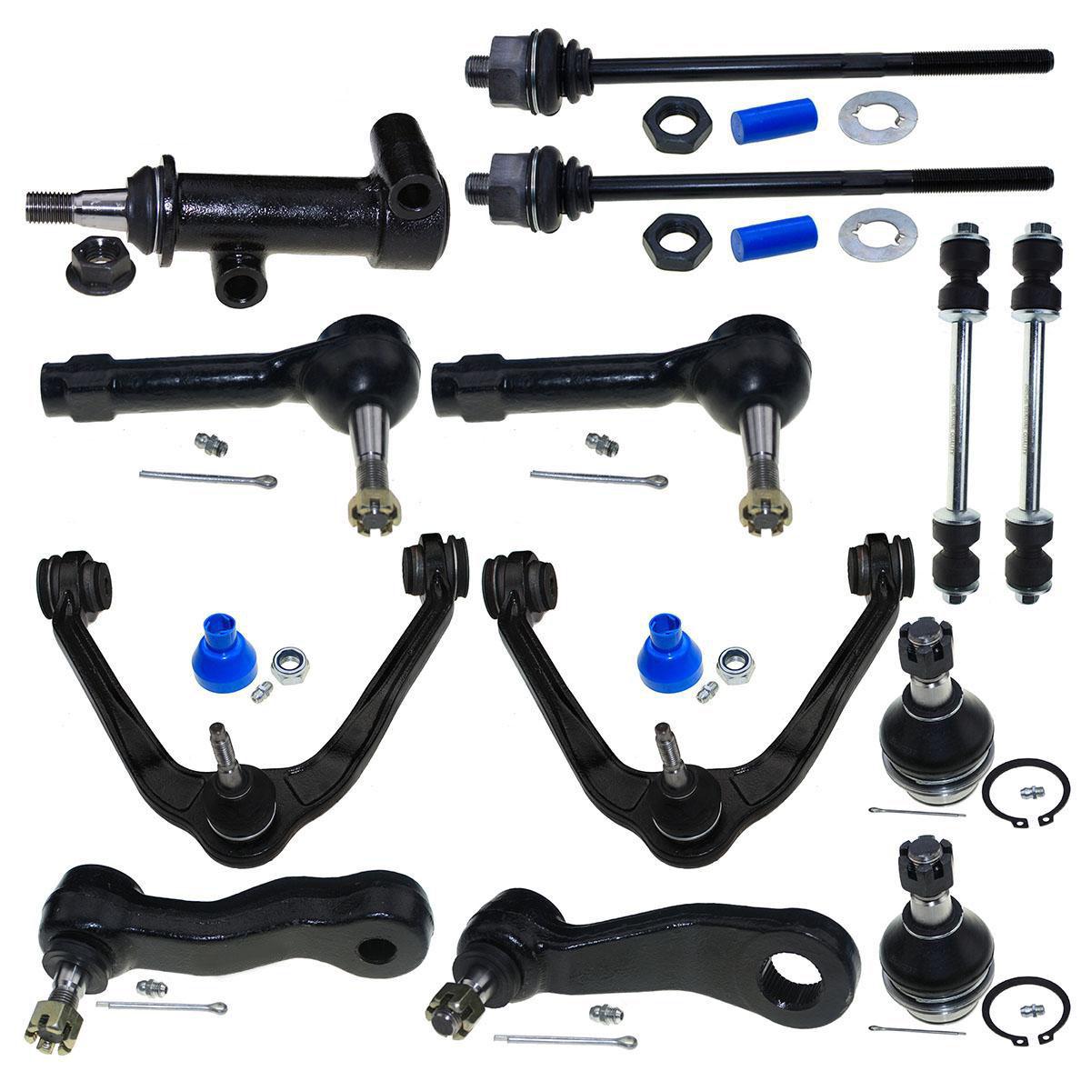 new 13pc front suspension control arm tie rod sway bar 2004 silverado fog light assembly