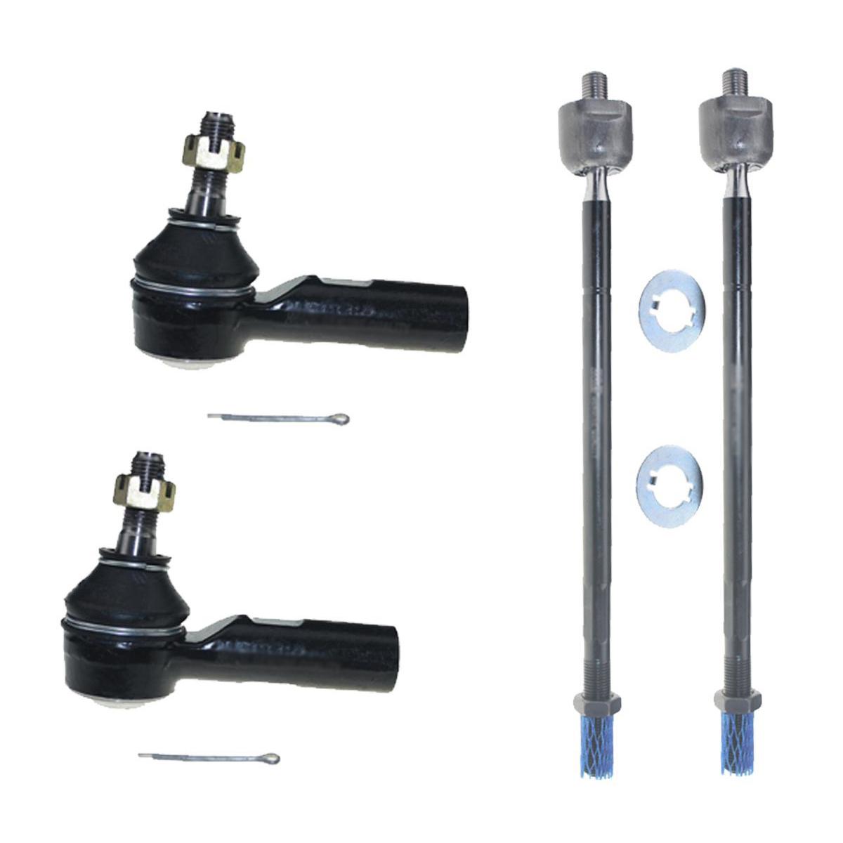 Front Left Amp Right Outer Amp Inner Tie Rod Ends Kit For 1998