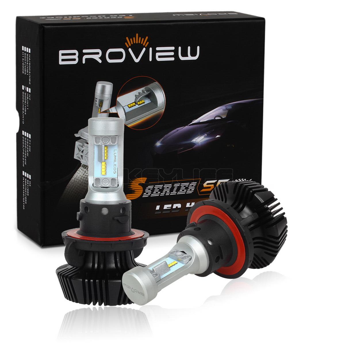 BroView V8 H13 9008 HB4 12000LM Headlights LED FOR Chrysler Head Light