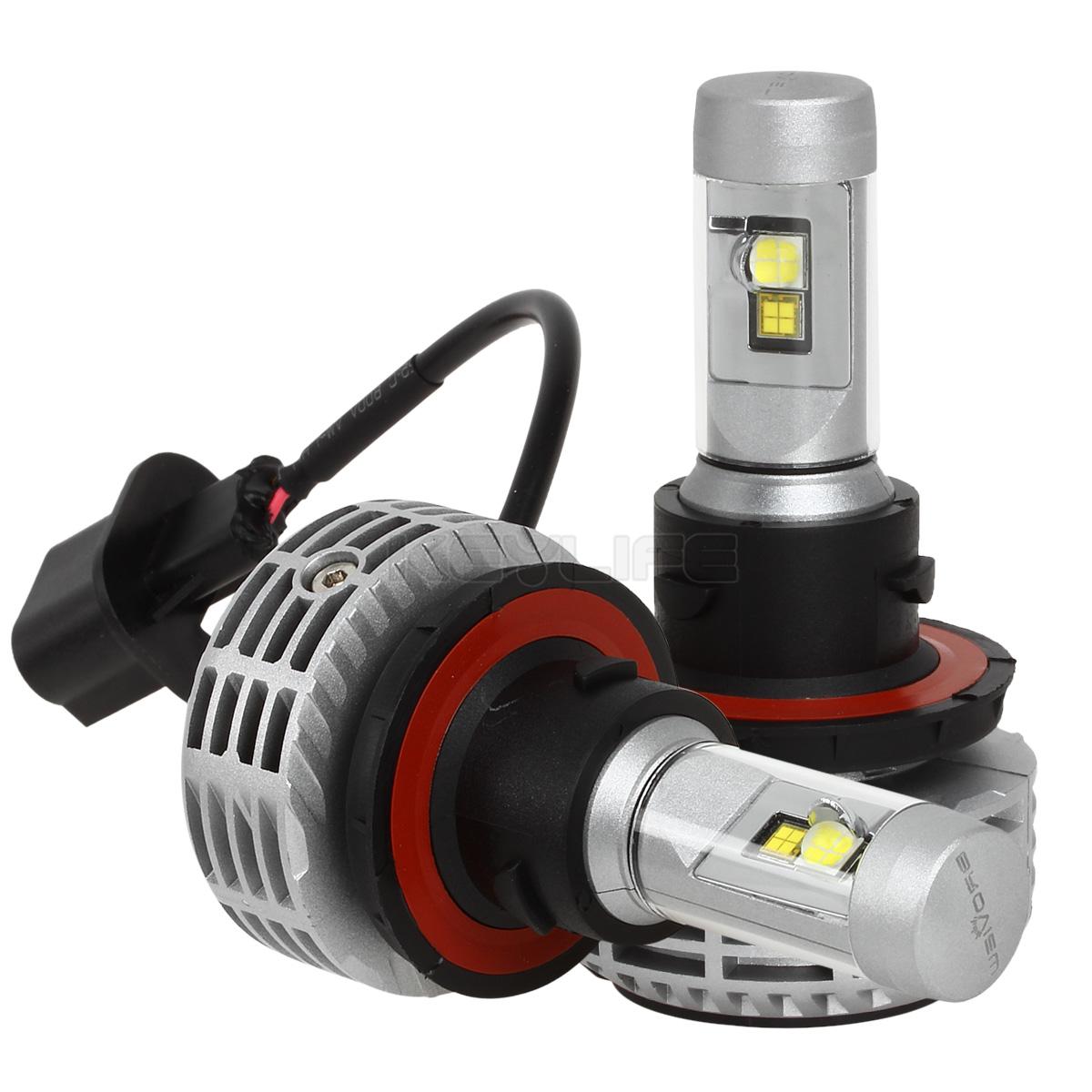 2x 9008 H13 6000Lumen Headlamp High Low Beam LED Bulb Replacement