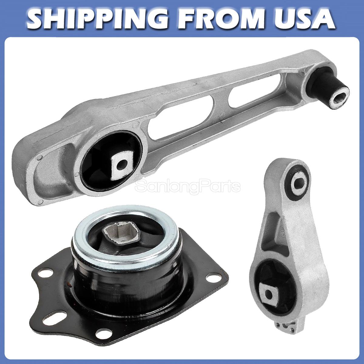 3pcs Engine Motor Mount Front Right Rear For 00 01 02 03 04 05 Dodge