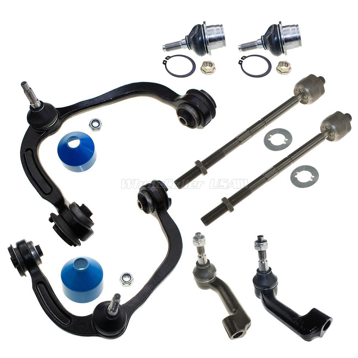 8 Pcs Control Arm Tie Rod Ends Ball Joints for 20072014 Ford Expedition