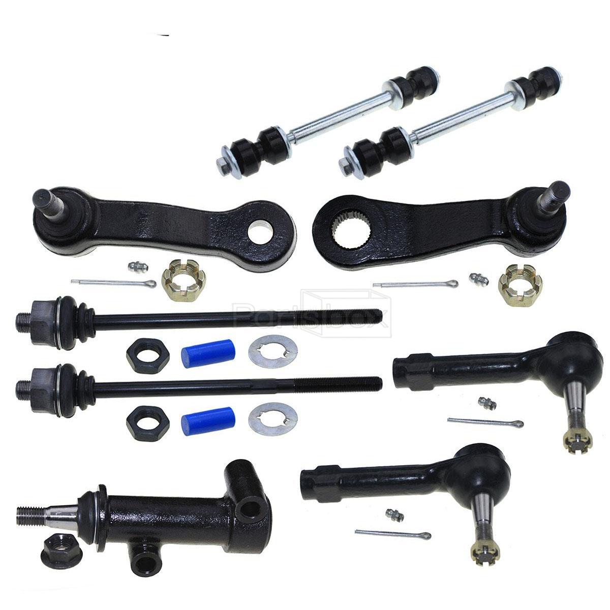 Front Stabilizer Bar Link Tie Rod End Idler Arm Bracket For Cadillac