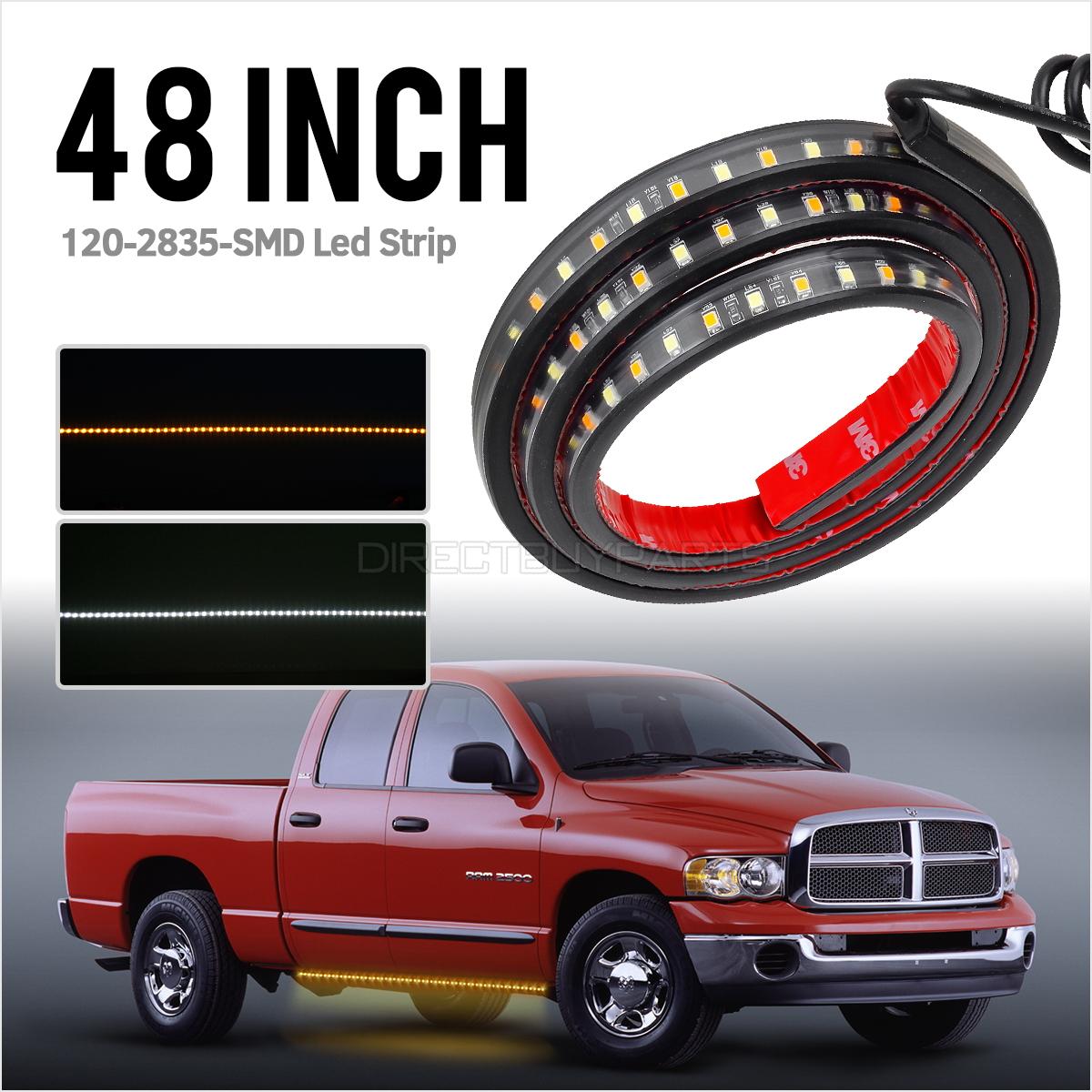 Running Board / Step Bar Led Light Kit/ 48" Long 602835Amber/602835