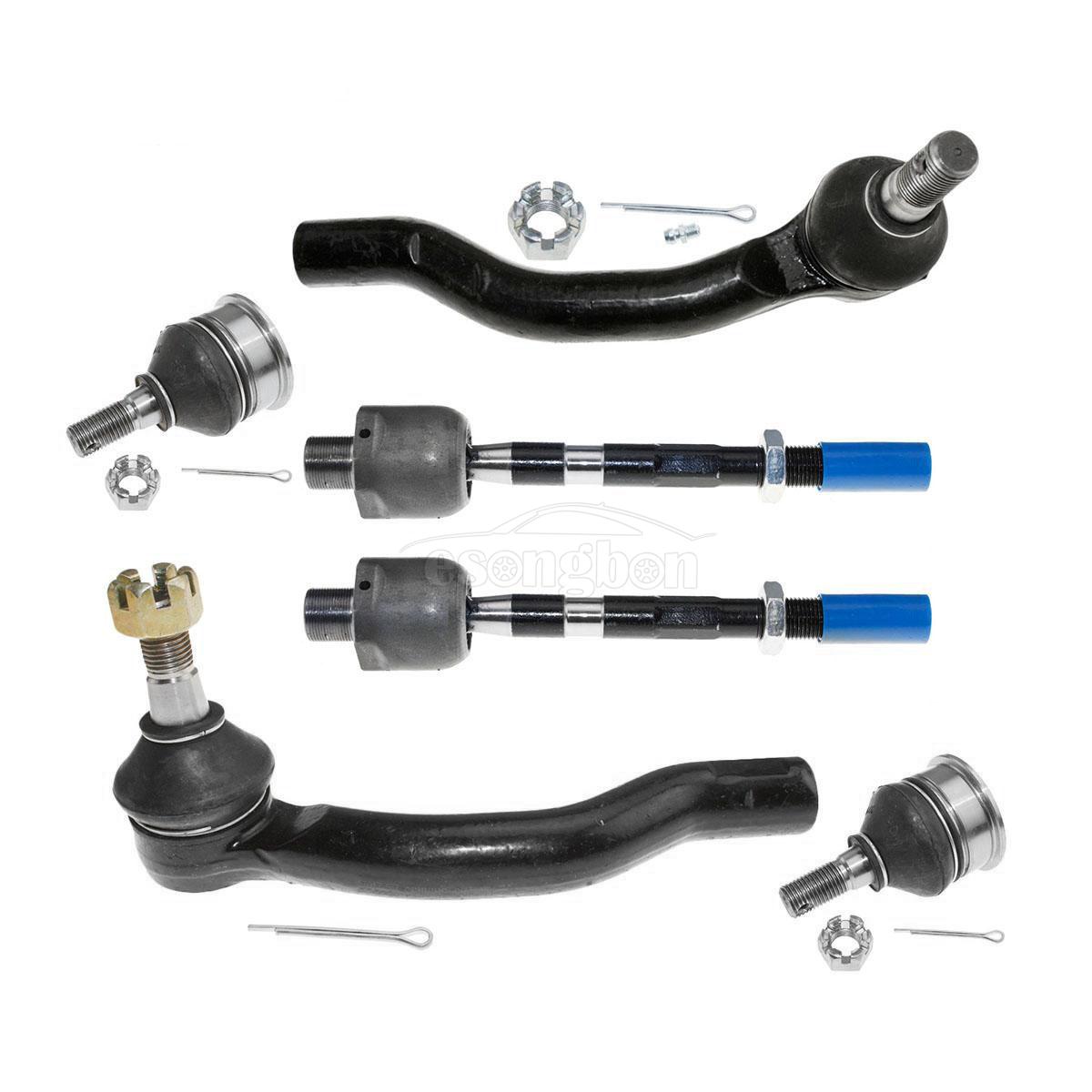 Upper Ball Joints Suspension Inner & Outer Tie Rods For 200516 Nissan