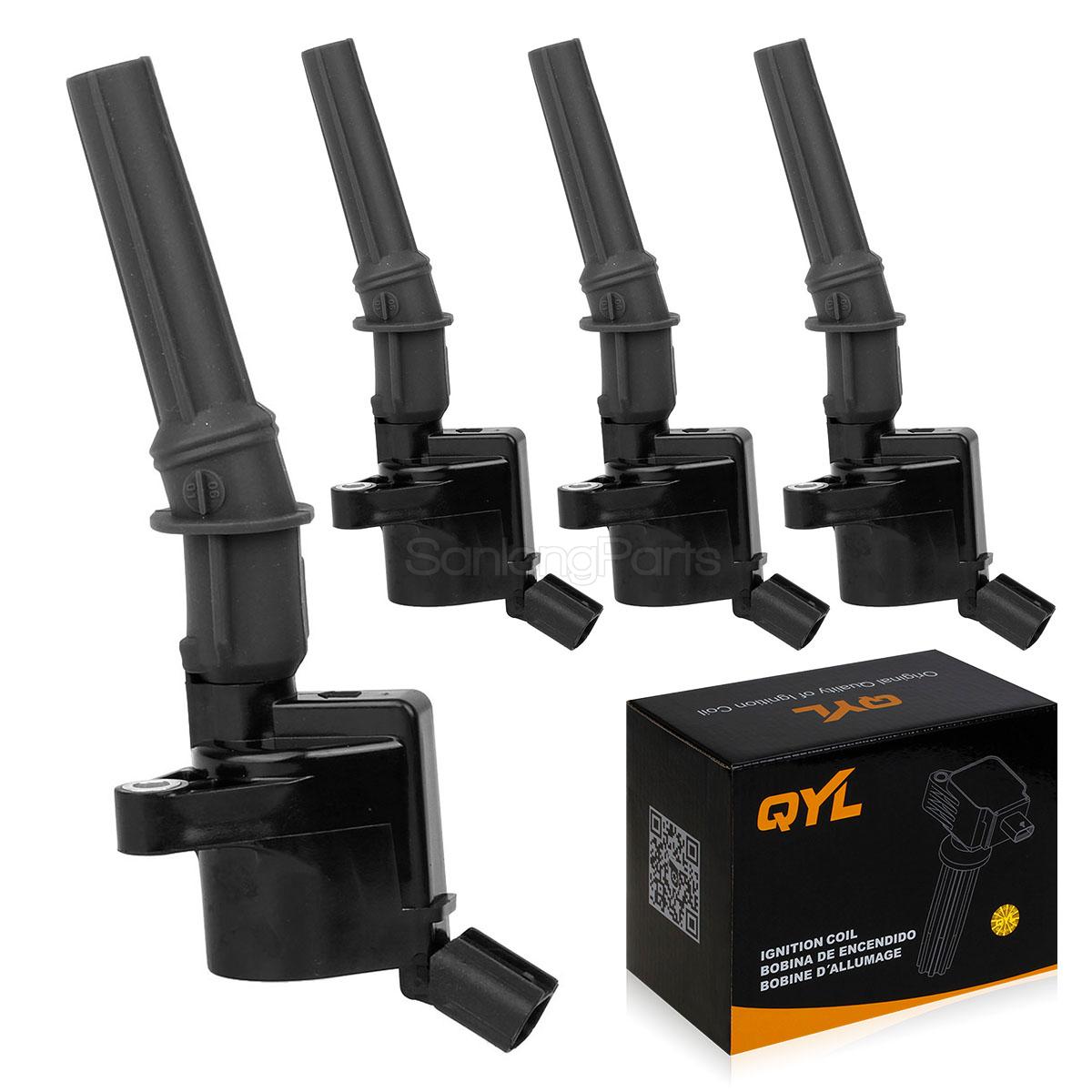 4 Brand New COP Ignition Coils for 9811 Ford Crown Victoria 4.6L V8
