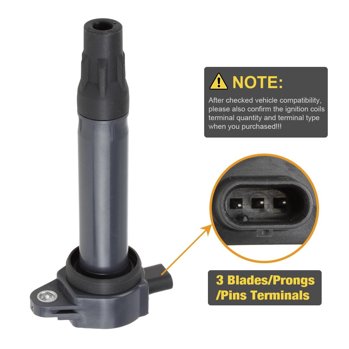 4 Brand New Ignition Pencil Coils for 0814 Dodge Avenger SE SXT 2.4L