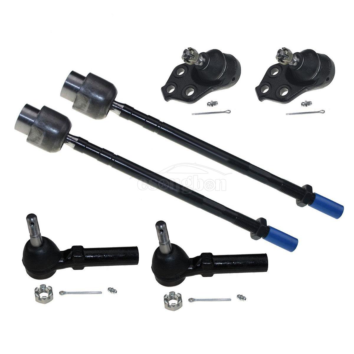 6 Dlz New Front Lower Ball Joint Tie Rod Ends Part For 87