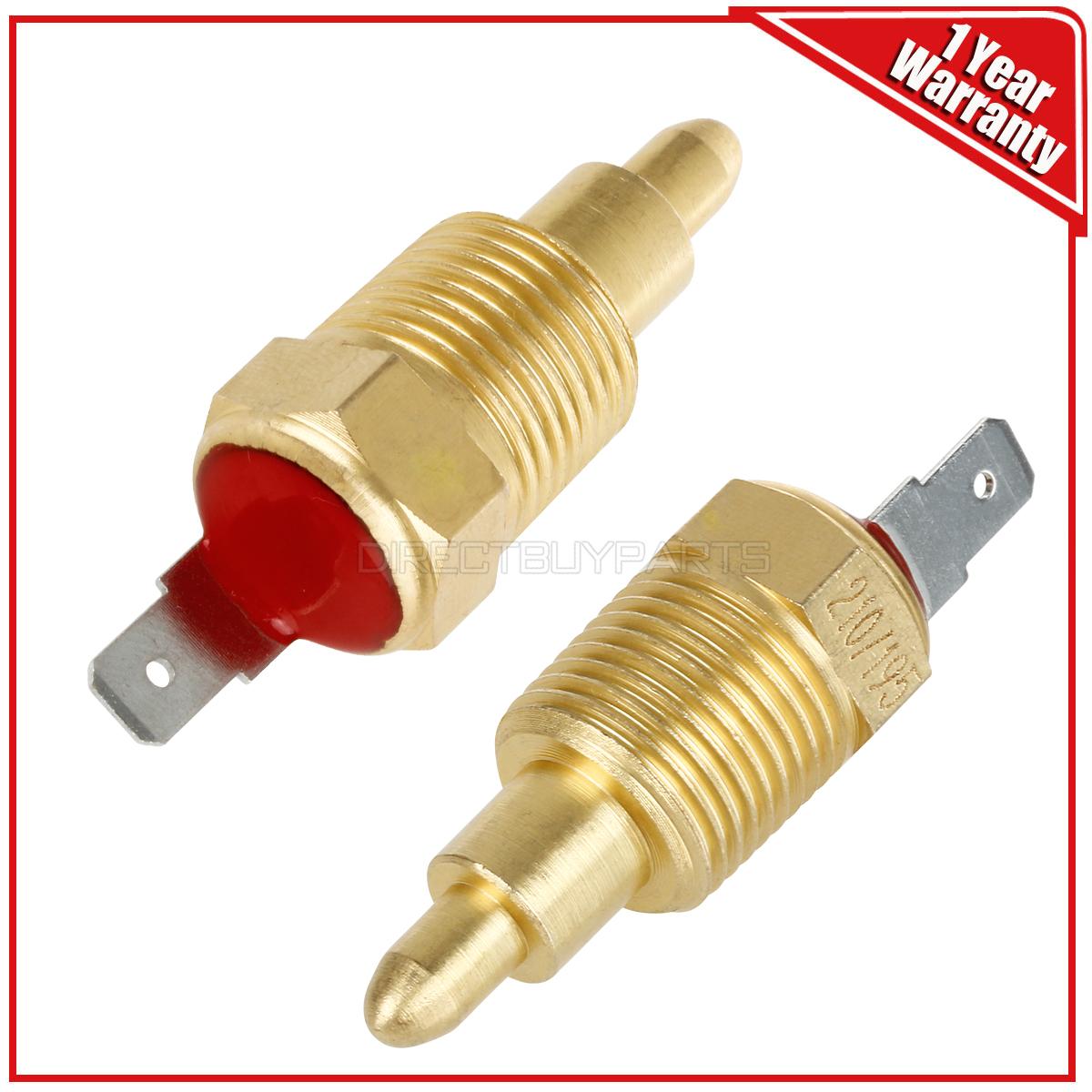 2pcs 195 Degree Engine Cooling Fan Thermostat Temperature Switch 3/8