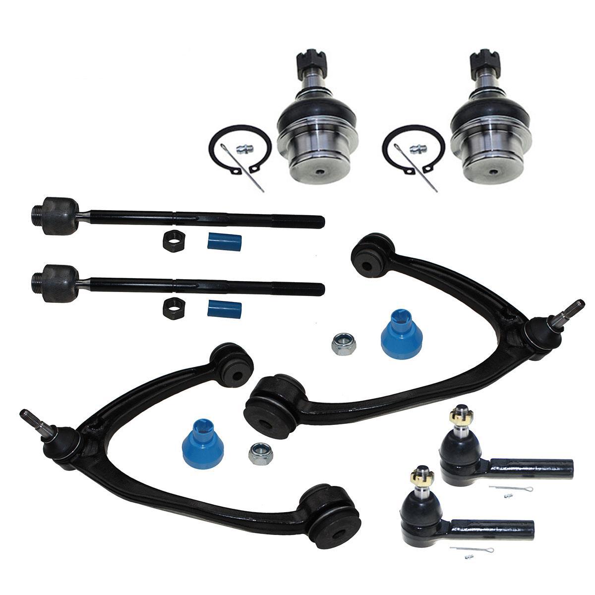 Suspension Kit Upper Control Arm Tie Rods Ball Joint For