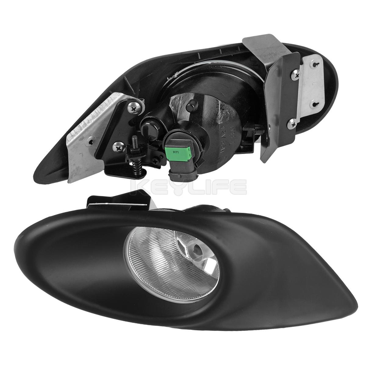 For 20082010 Honda Accord Sedan 4Dr Clear Lens Fog Lights Lamps W/ Wiring Kit eBay