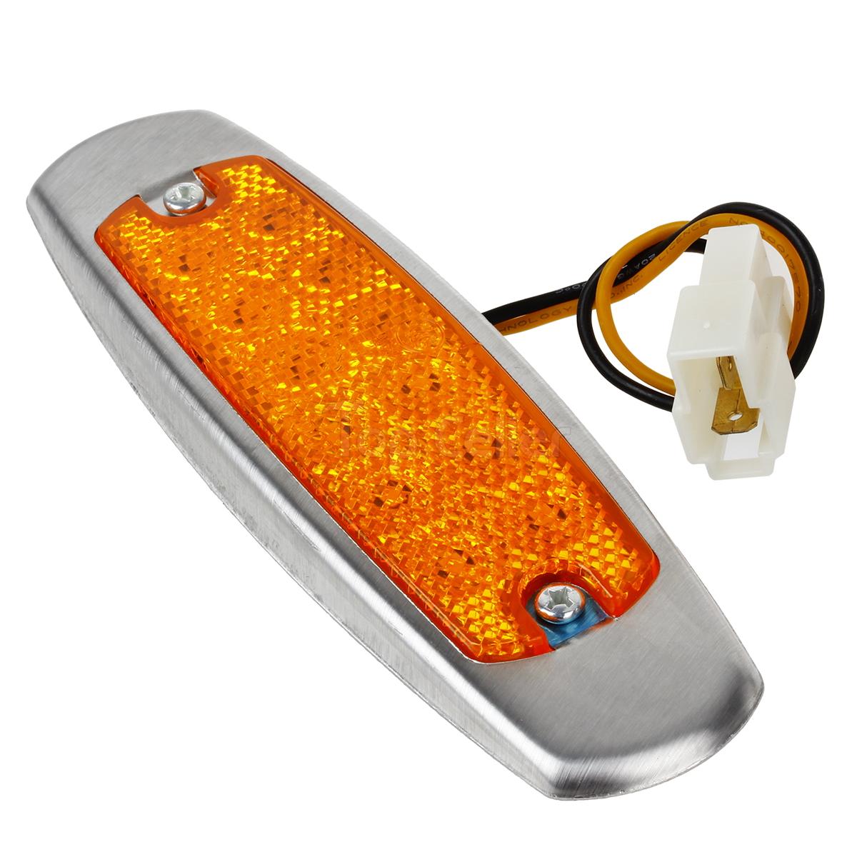 7x 61/4" LED Amber Cab Marker Light Clearance For Kenworth Freightliner Sealed eBay