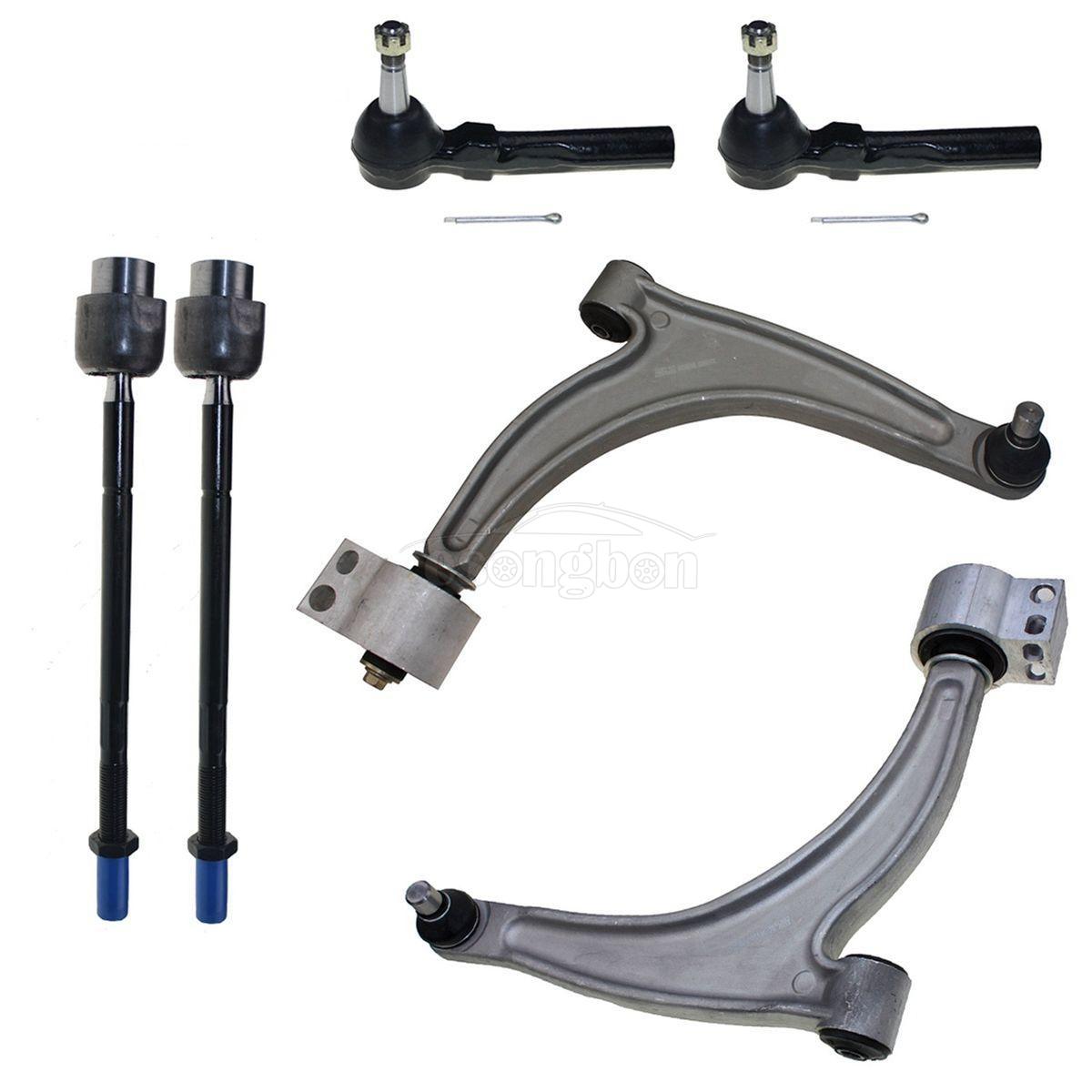 6x Front Lower Control Arm Tie Rod Ends For 20052009 Chevy Malibu