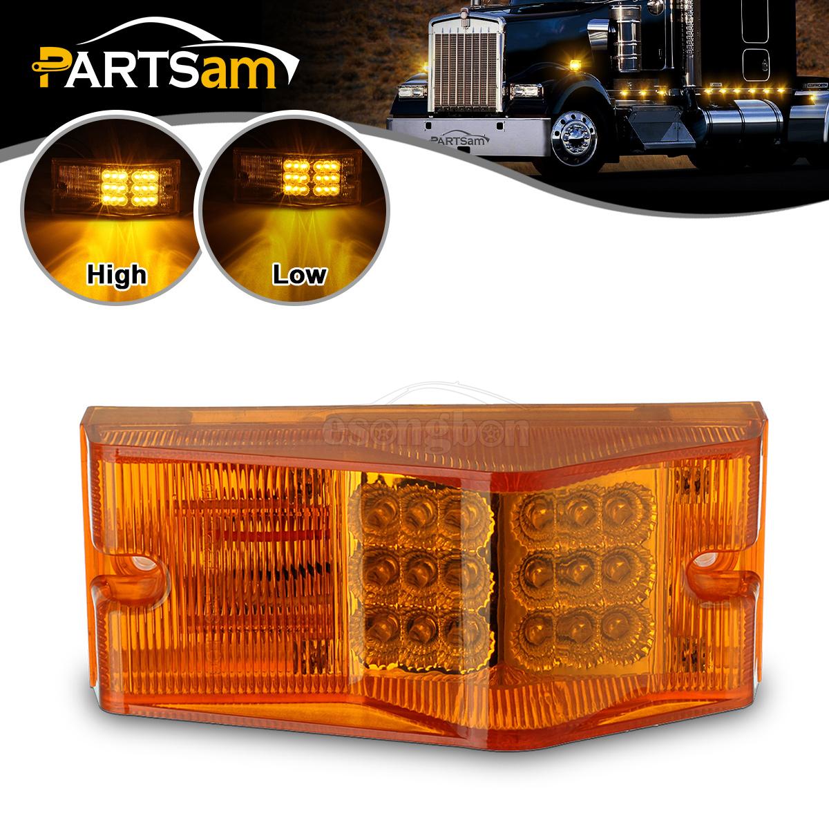 Led Side Turn Signal & Marker Light 18LED For Freightliner Trucks Surface Mount eBay