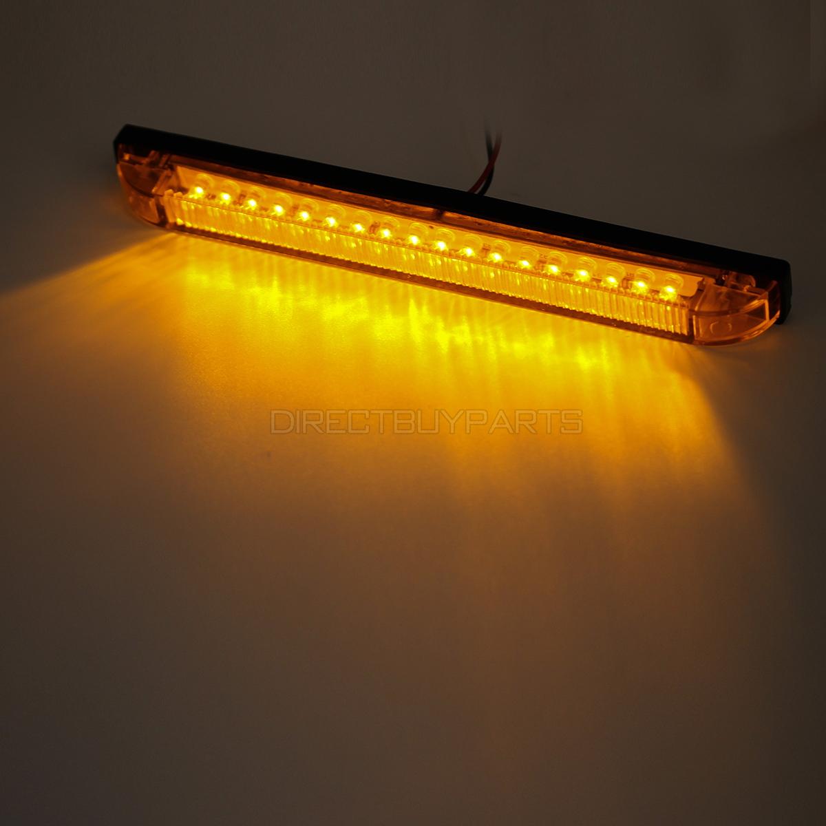 8x 8" Utility Strip Bar Led Marker Clearance Light Sealed 18 Diode